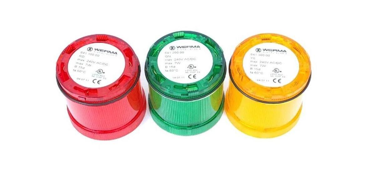 NEW WERMA 641.200.00, 641.100.00, 641.300.00 STACK LIGHTS