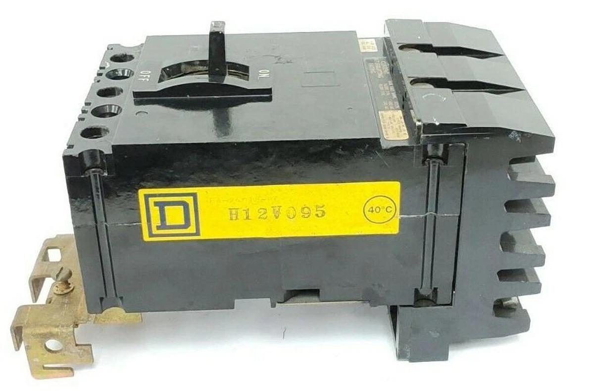 Used SQUARE D FA-24015-BC MOLDED CASE CIRCUIT BREAKER 15AMP 480V, FA24015BC
