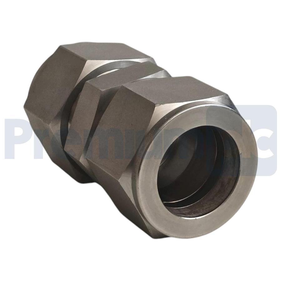 Used Swagelok SS-2400-6 Stainless Steel Tube Fitting Union 1-1/2" Tube OD NSNP