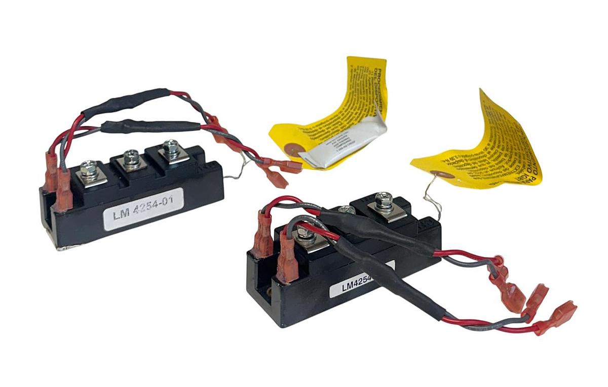 Used 2 POWEREX LM4254-01 / CM100DY-12H POWER THYRISTOR MODULES 600V 100A 400W NSNP