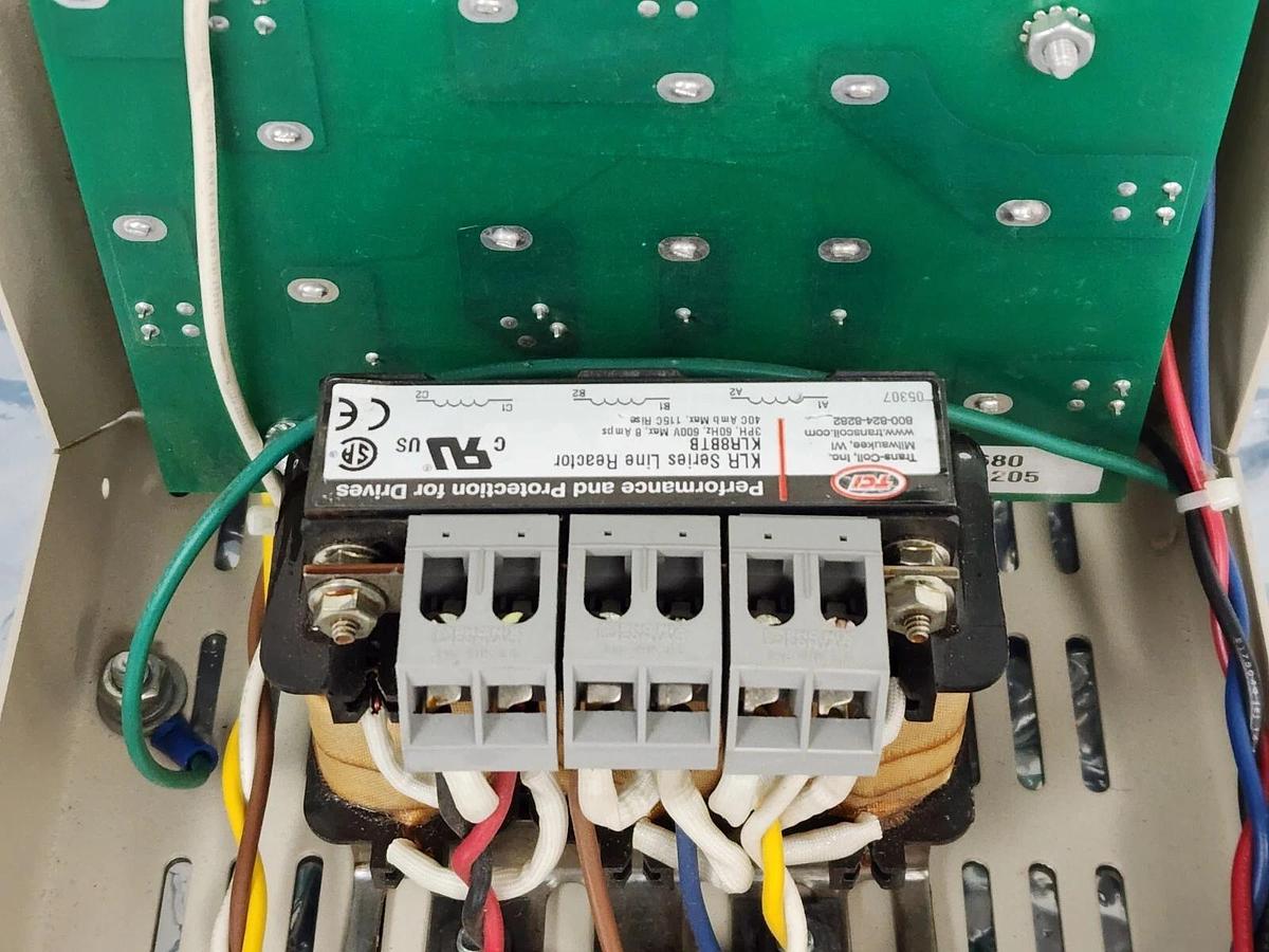 Used TRANS-COIL INC. KLR SERIES LINE REACTOR KLR8BTB KLC OUTPUT FILTER KLC8B