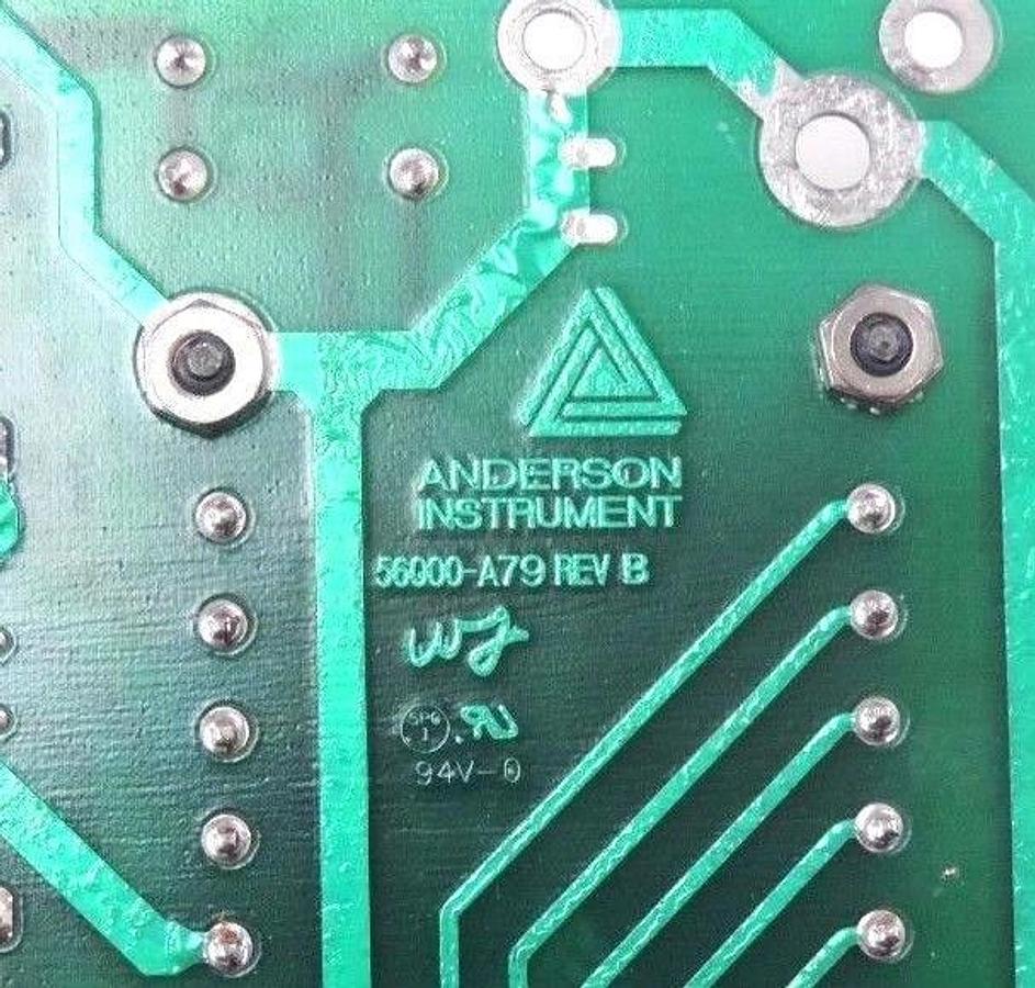 Used ANDERSON INSTRUMENT 56000-A79 REV. B MOTHER BOARD J SERIES, 56000A79