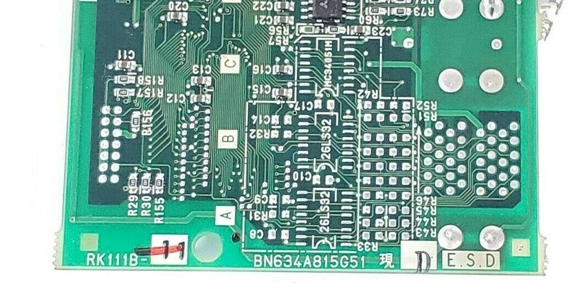 Used MITSUBISHI RK111B-11 PC BOARD ADD ON MULTI PORT 6PORT
