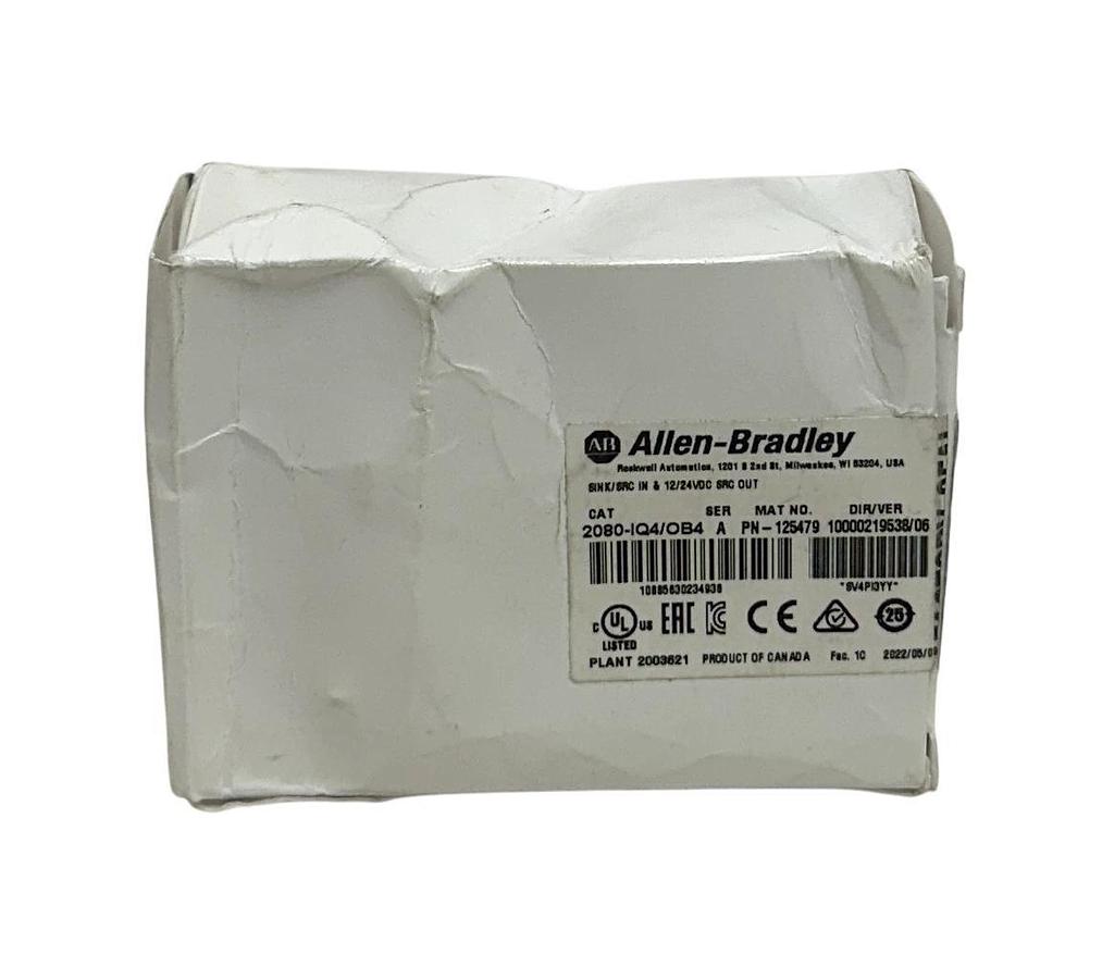 ALLEN BRADLEY 2080-IQ4/OB4 /A Micro800 INPUT / OUTPUT MODULE 2080-IQ4OB4 NSMP
