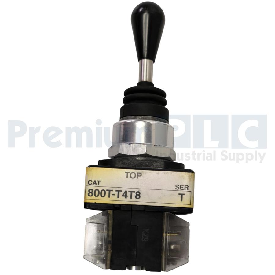 Used ALLEN BRADLEY 800T-T4T8AAXX /T NEMA TYPE 13 / 4-WAY TOGGLE SWITCH USED