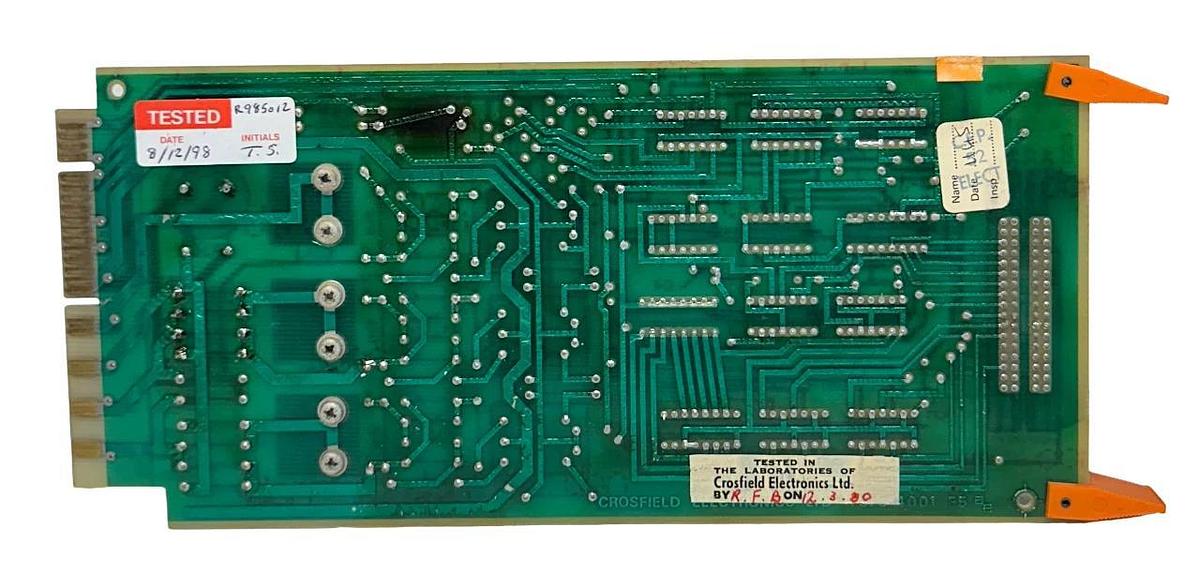 Used CROSFIELD ELECTRONICS 7353-3000 / 7353-4001 CONTROL BOARD USNP
