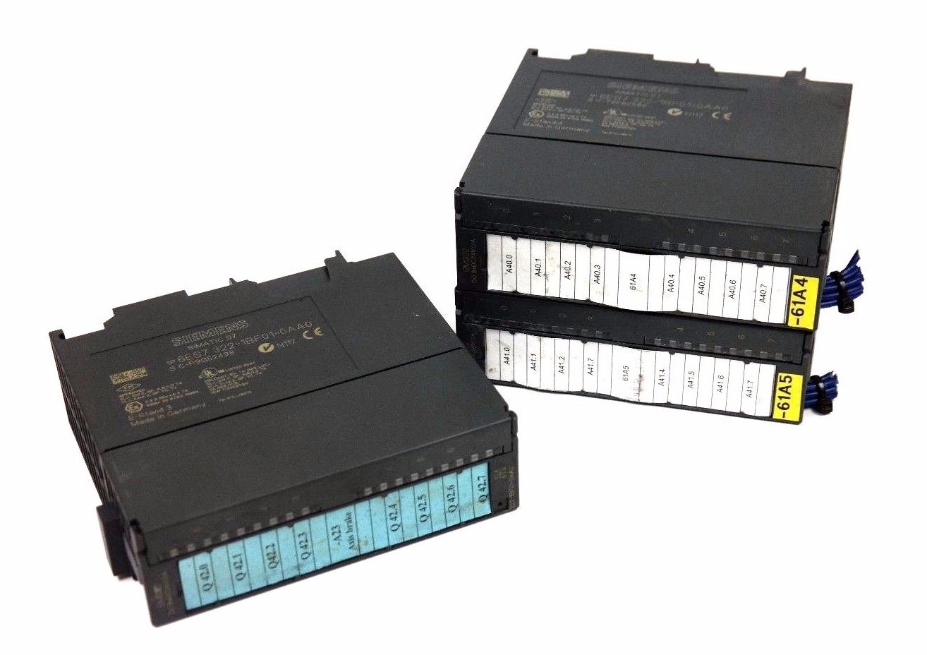 Used LOT OF 3 SIEMENS 6ES7 322-1BF01-0AA0 DIGITAL OUTPUT MODULE 6ES73221BF010AA0