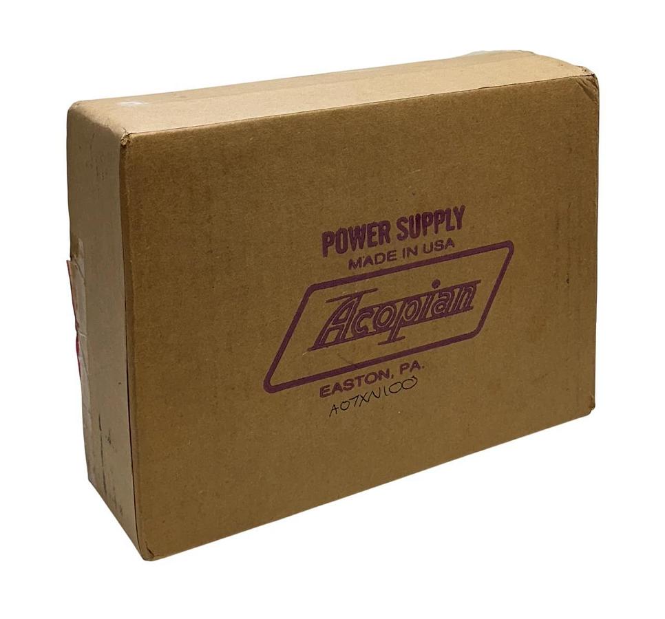 ACOPIAN A07XN100 / 0297970 LINEAR REGULATED POWER SUPPLY NARROW PROFILE NSMP
