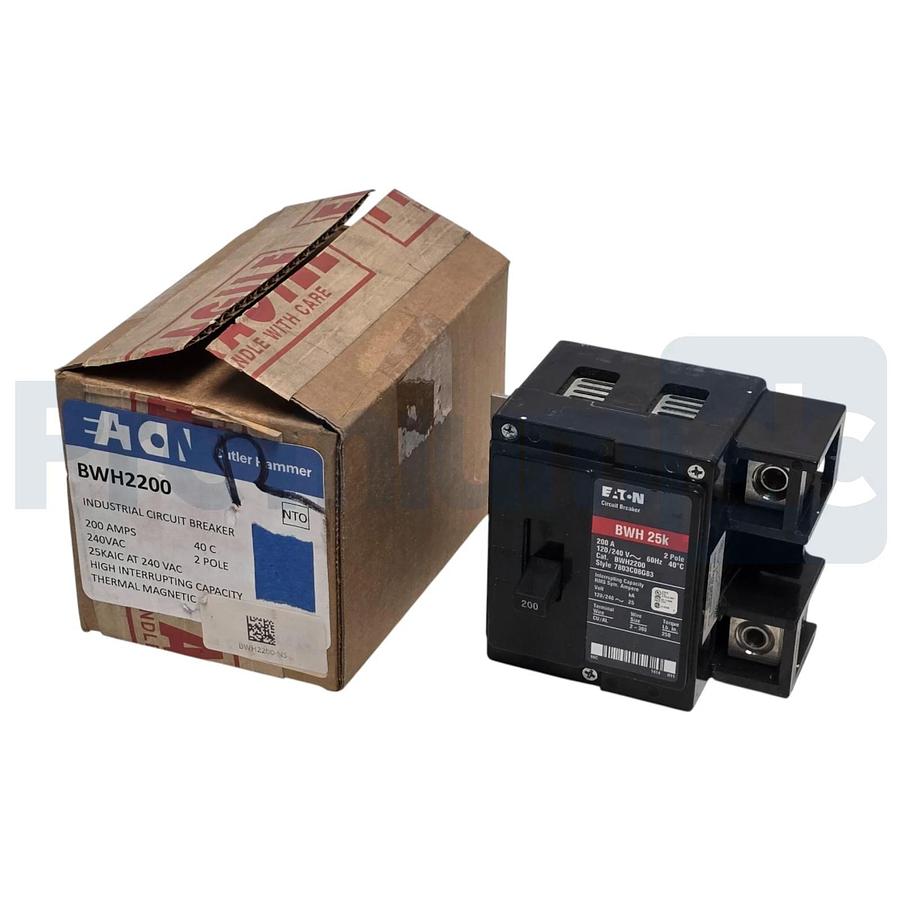 Eaton Cutler-Hammer BWH2200 BR Main Circuit Breaker 200A 2P 120/240V 25kA NSNP 786676460606