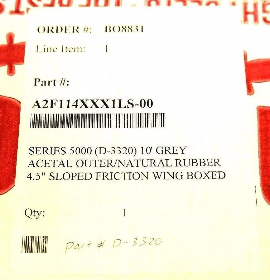 NIB INTRALOX A2F1-14XXX1-LS-00 SER. 5000 10' LONG 4.5" SLOPED FRICTION BELT