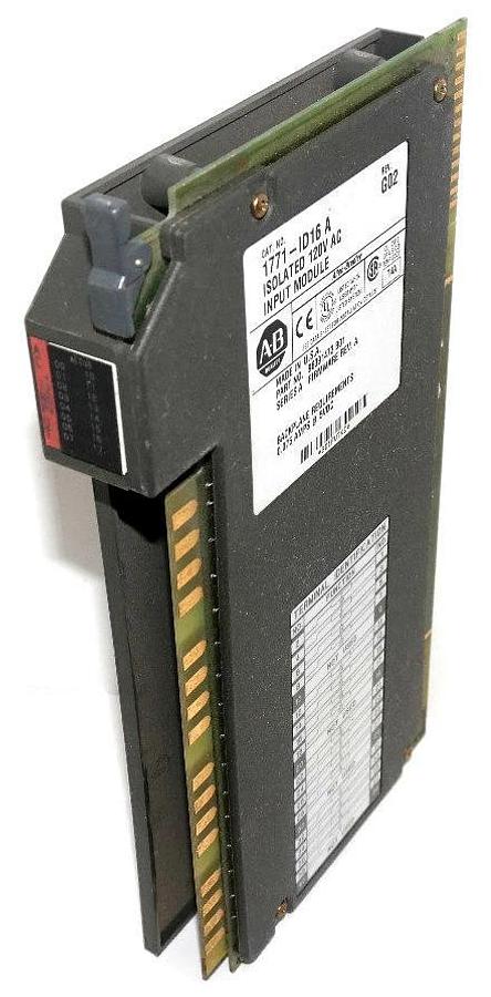 Used ALLEN BRADLEY 1771-ID16 A ISOLATED 120V AC INPUT MODULE P/N: 96091473 B01