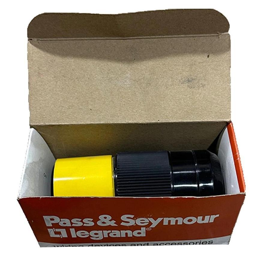 Used NEW PASS & SEYMOUR CS6365 TURNLOK PLUG CS6365NP 50A 125/250V 3P 4W