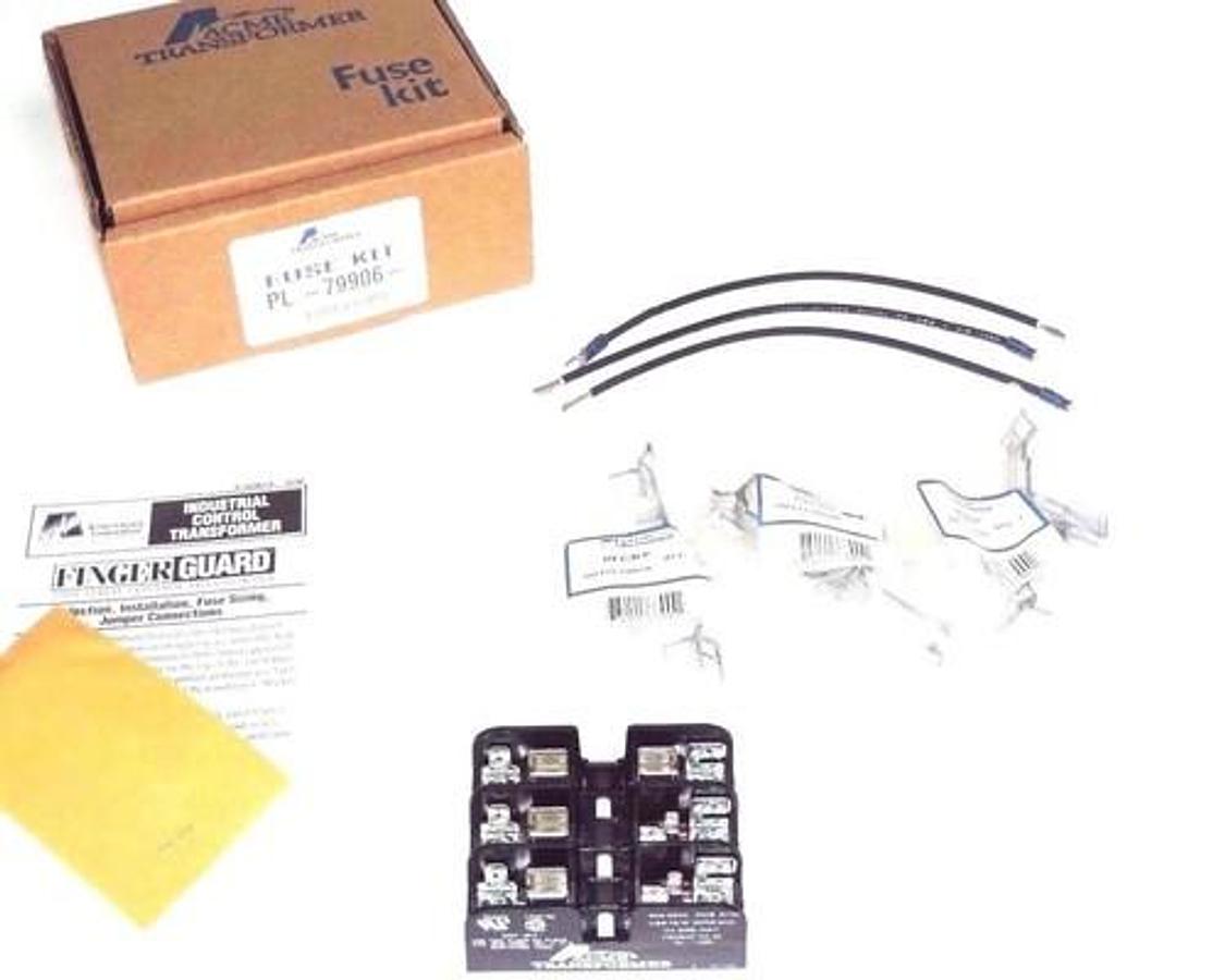 NIB ACME TRANSFORMER PL-79906 FUSE KIT A-701758 DFC3LP CL1251
