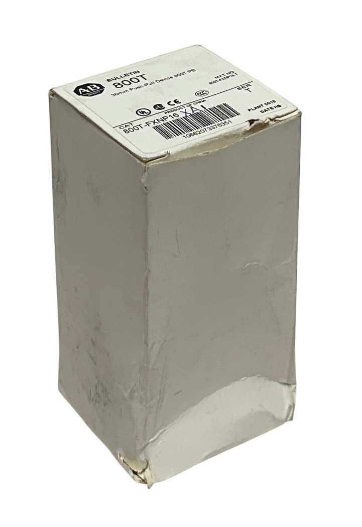 Used ALLEN BRADLEY 800T-FXNP16 /T BULLETIN 800T 30mm PUSH-PULL PUSH BUTTON OEM NSMP