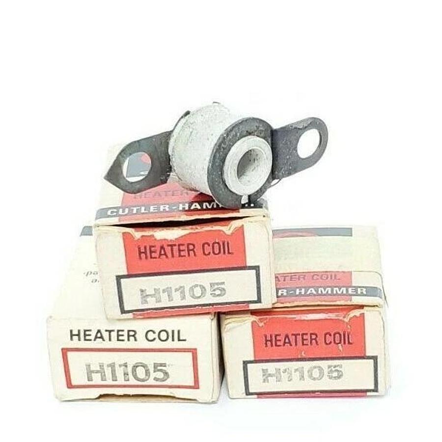 Used LOT OF 3 NIB CUTLER-HAMMER H1105 HEATING ELEMENTS H-1105