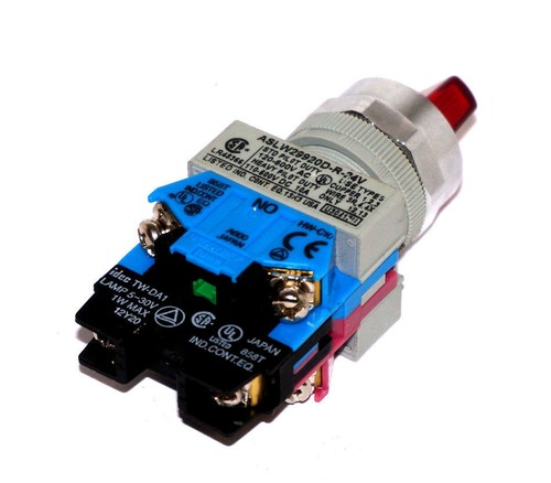 Used IDEC ASLW29920D-R-24V RED SELECTOR SWITCH ASLW29920DR24V