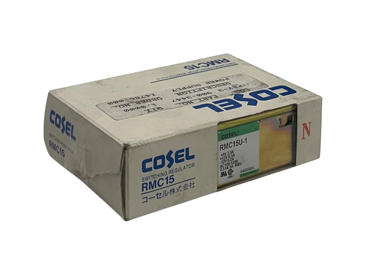 Used COSEL RMC15U-1 / RMC15U1 SWITCHING REGULATOR RMC15 POWER SUPPLY 100-120V NSMP