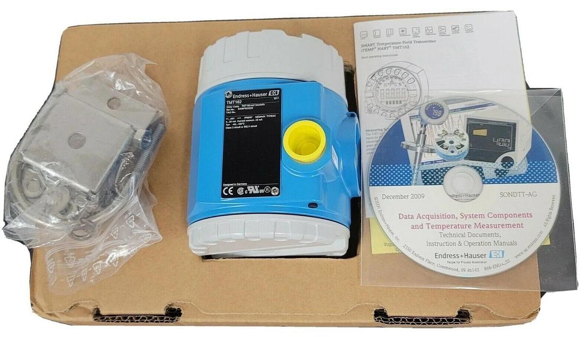 NEW ENDRESS HAUSER TMT162-A213AAAKA HART TRANSMITTER FW. 1.03.05 TMT162A213AAAKA