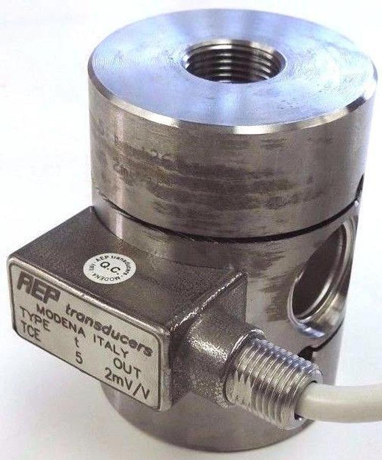 Used AEP TRANSDUCERS TCE LOAD CELL TYPE: T OUTPUT: 2mV/V, 5 t 1276