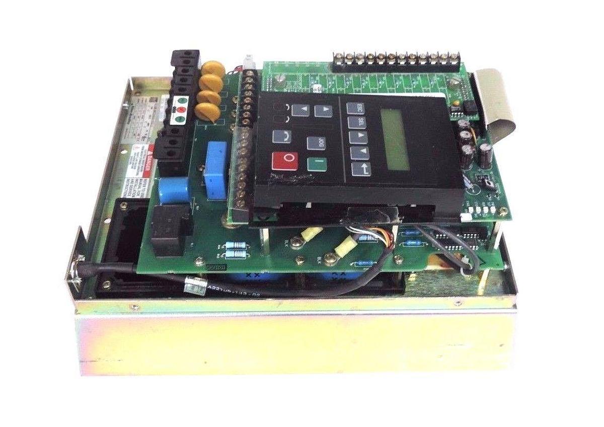 Used ALLEN BRADLEY 1336F-BRF75-AN-EN-HCS2-L5 DRIVE 5.5HP SER. A 1336FBRF75ANENHCS2L5