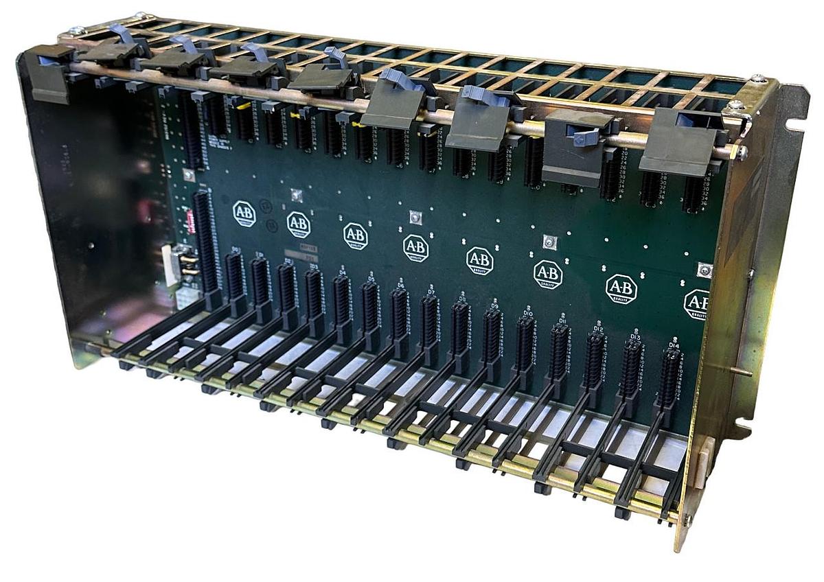 Used ALLEN BRADLEY 1771-A4B /A PLC-5 16 SLOT I/O MODULE CHASSIS 1771A4B