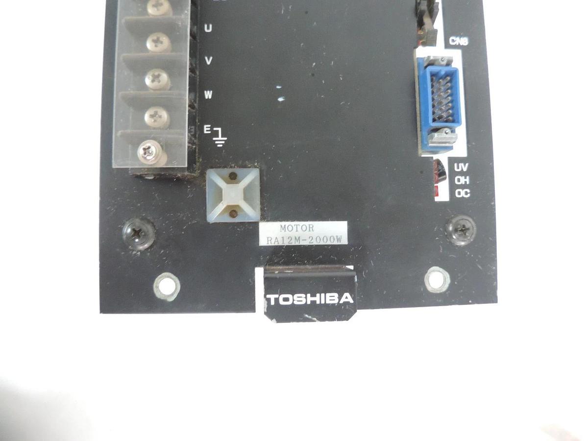 Used TOSHIBA RA DRIVER RAD12-2033 DRIVE 200/220/230V MOTOR RA12M-2000W