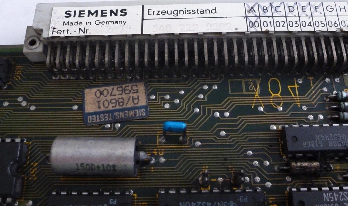 Used SIEMENS 6FX1122-2AB02 DRIVE BOARD 03840 548-222-9202 6FX11222AB02