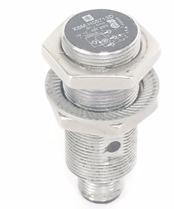Used TELEMECANIQUE XSM-H05713D INDUCTIVE PROXIMITY SENSOR 12-48V, 200mA, 5MM
