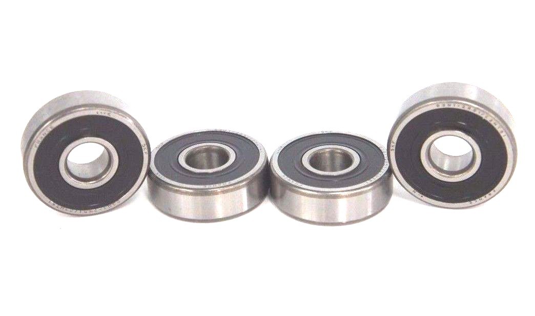 LOT OF 4 NEW SKF 6301-2RS1/C3HT51 SINGLE ROW BALL BEARINGS 63012RS1C3HT51