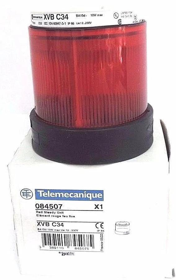 Used NIB TELEMECANIQUE XVBC34 RED STEADY UNIT XVB C34