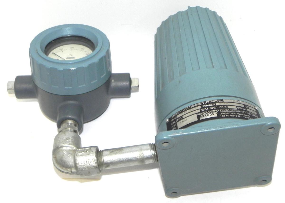 Used FOXBORO 893TA-JCUSN000-CK TEMPERATURE TRANSMITTER RANGE: 0-400 DEG. C