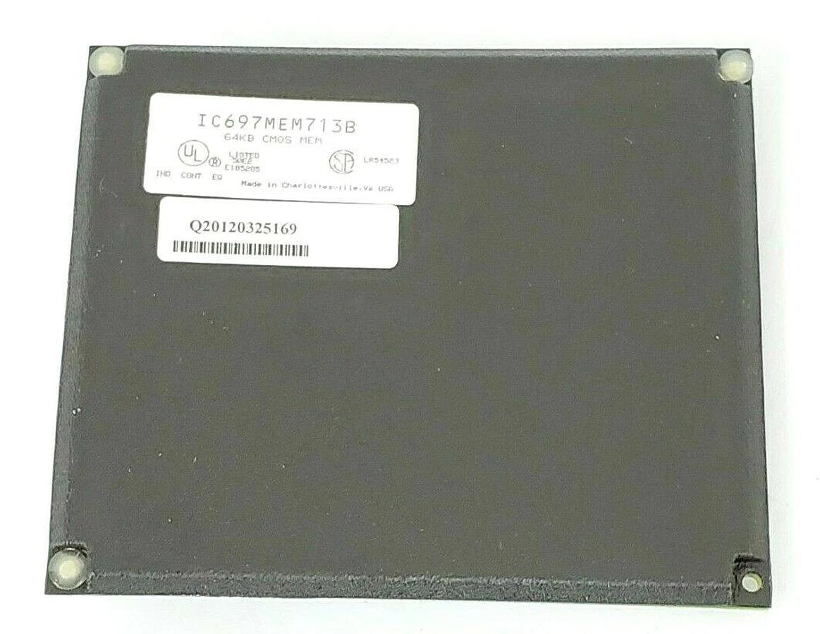 Refurbished GE FANUC IC697MEM713B 64KB CMOS MEMORY MODULE 44A726846-001R04/5 (REPAIRED)