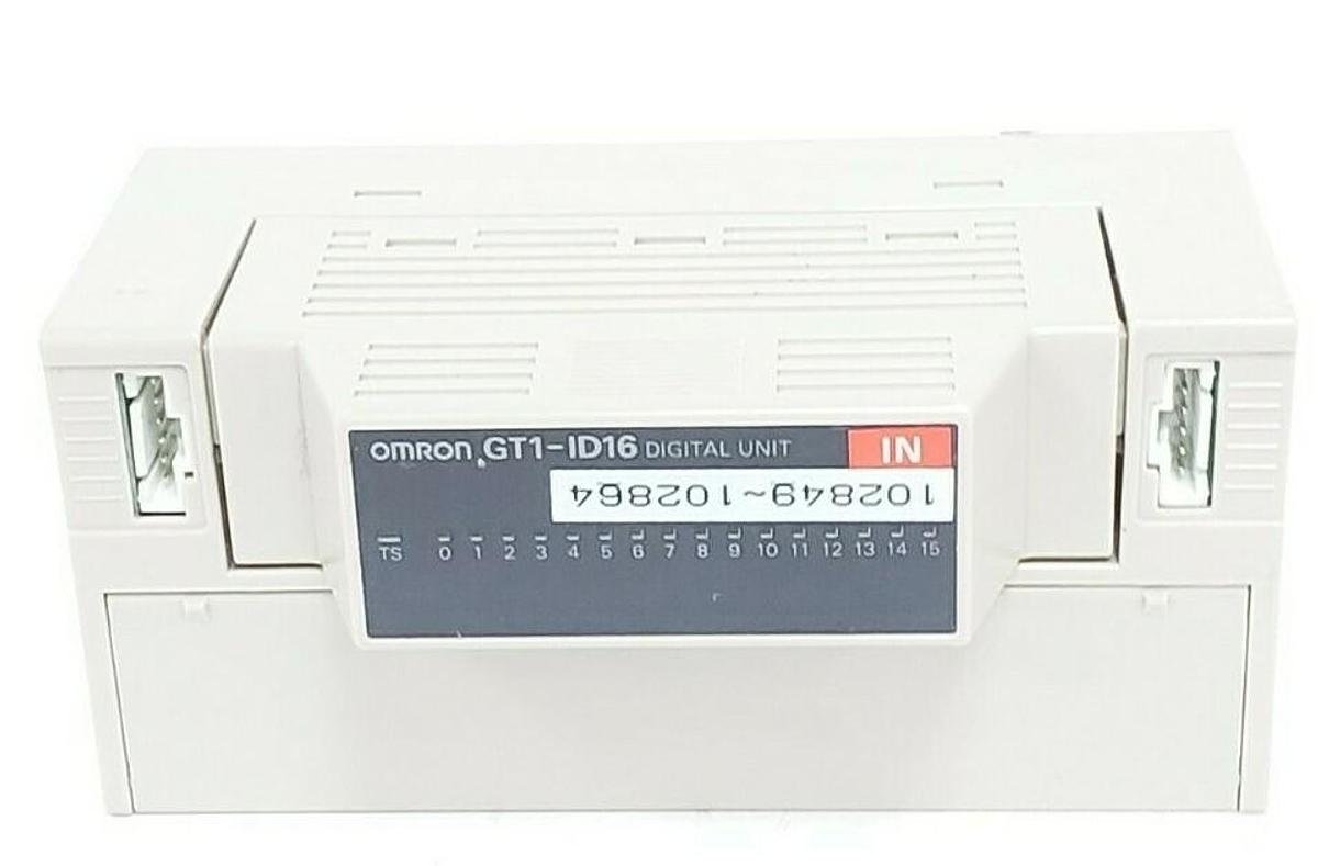 Used OMRON GT1-ID16-HD DIGITAL UNIT 24VDC W/ GT1-ID16CST GT1-ID16