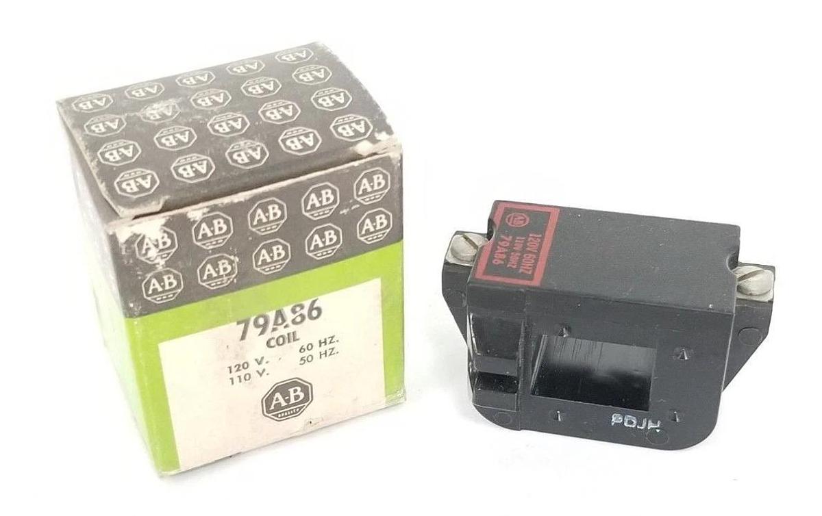 Used ALLEN BRADLEY 79A86 COIL 120V 60HZ, 110V. 50HZ