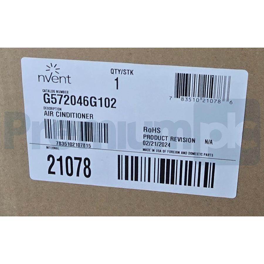 nVent Hoffman G572046G102 | 21078 SpectraCool G57 20000BTU 460V AC Unit NEW