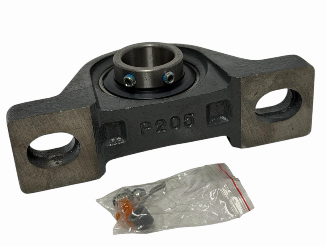 Used LOT OF 2 NEW PEER P205 PILLOW BLOCK BEARING 1 INCH TAPER BORE