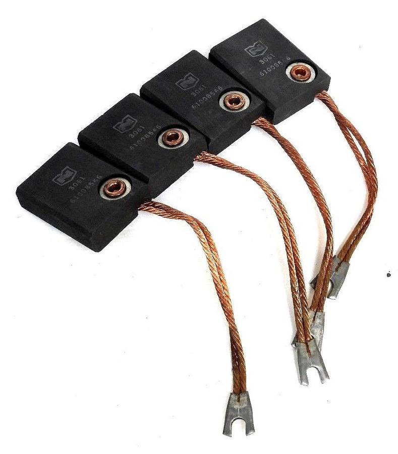 LOT OF 4 NEW NATIONAL 61008566 CARBON BRUSHES 3061