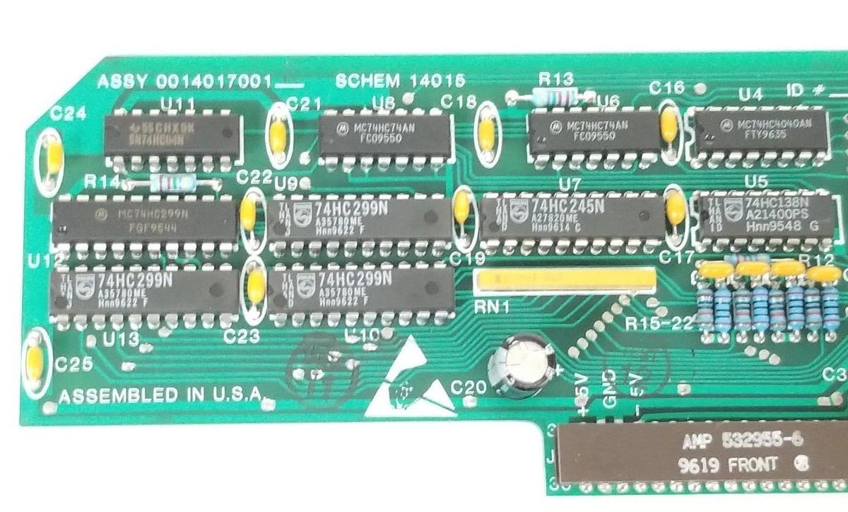 Used MENSOR 0014017001 CONTROL BOARD 0014017001K, 14015 , 0014016001