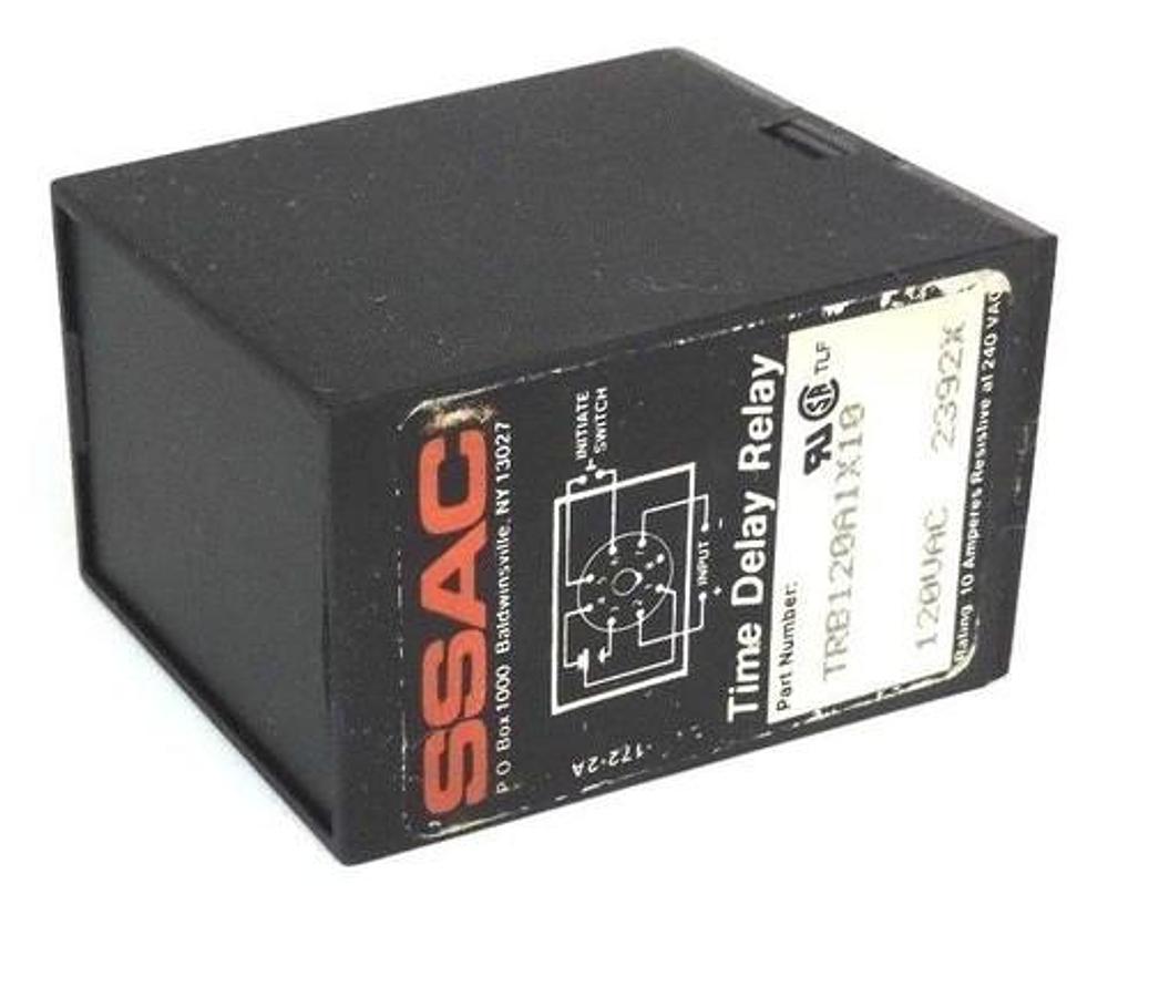 Used SSAC TRB120A1X10 SOLID STATE TIME DELAY RELAY
