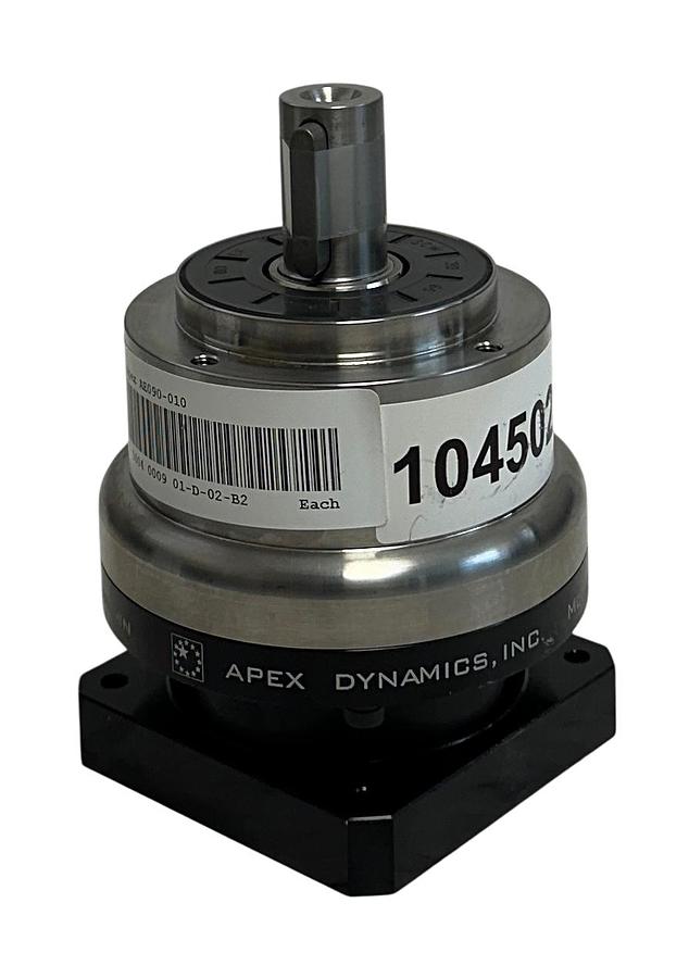 Used APEX DYNAMICS AE090-010 / AE090 INLINE GEARBOX AE SERIES 10:1 RATIO ARCMIN NSNP