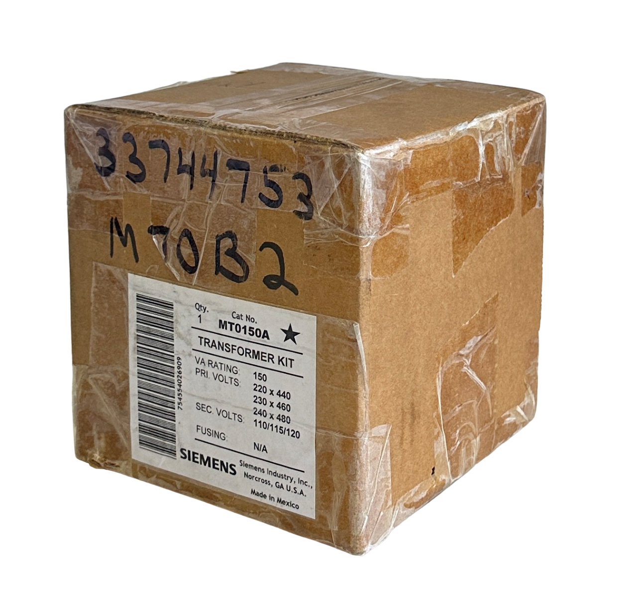 Used NEW SIEMENS MT0150A INDUSTRIAL TRANSFORMER KIT 150VA 220-480VAC
