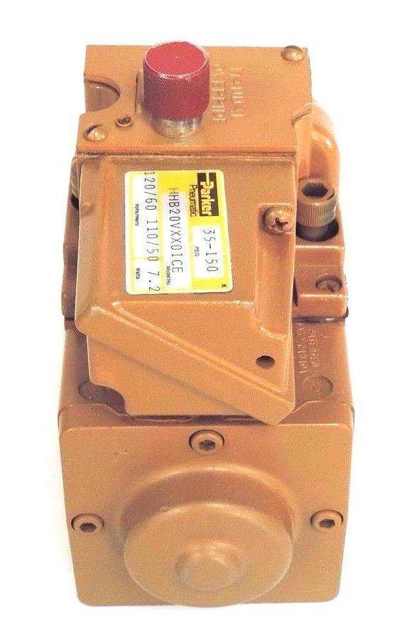 Used PARKER HHB20VXX01CF SOLENOID VALVE 110/120V, 50/60HZ, 7.2W, HHB20VXX01CE
