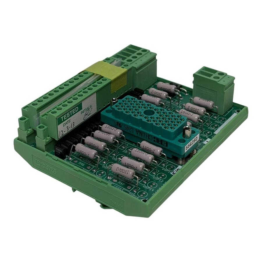 Triconex 9761-210 Phoenix Contact 3000510-510 Rev A Analog Input Panel NEW