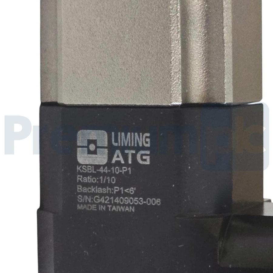 Liming ATG KSBL-44-10-P1 Right Angle Planetary Gearbox 10:1 Ratio Servo NSMP