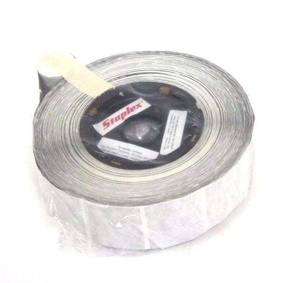 Used NEW STAPLEX TB-1.5CLP CLEAR 1.5" PERFORATED TABS 2,500 PER ROLL TB15CLP