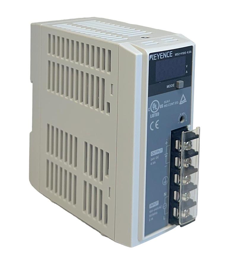 Used NEW KEYENCE MS2-H100 / MS2H100 SWITCHING POWER SUPPLY 100-240VAC 2.1A INPUT NSMP
