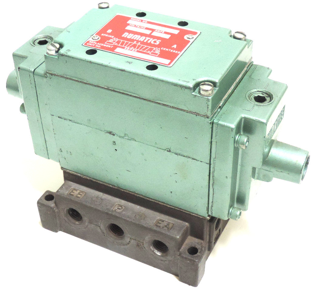Used NUMATICS REPLACEMENT: 33JDR5000 SOLENOID VALVE AND MANIFOLD MODEL: 32JDR5410