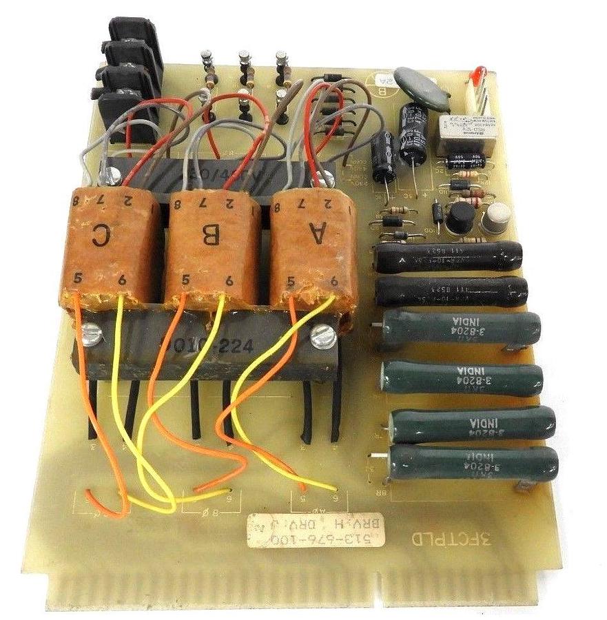 Used BURTON 513-676-100 CIRCUIT BOARD 3FCTPLD BRV H DRV J ECI-B-6