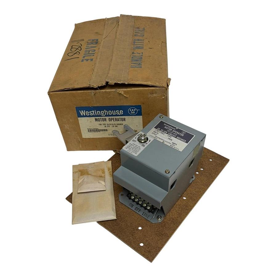 Westinghouse Motor Operator 656D148G01 120VAC AB De-Ion Circuit Breaker New