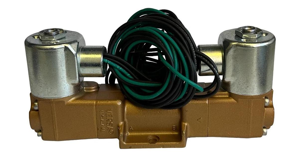 NEW VERSA VALVES VGG-5332-CB-U-A120 / VGG5332CBUA120 5-WAY SOLENOID VALVE 120V